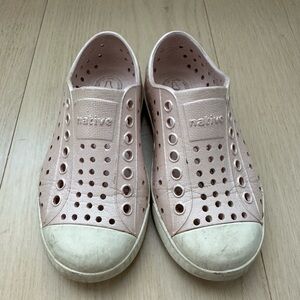 Pink Native shoes, size 9.